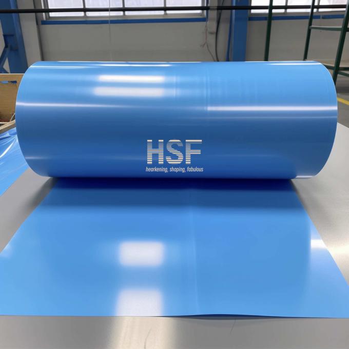 75Î¼m Translucent Blue MOPP Film Roll product sample
